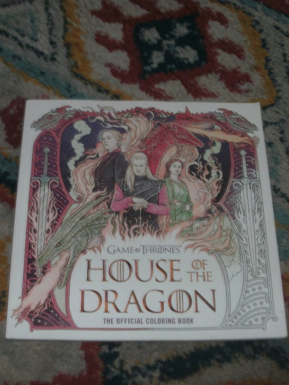 Collectible ~ House of the Dragon Official Coloring Book Game of Thrones ~ 2024
